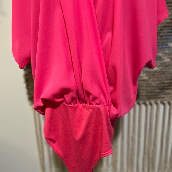 FSL Apparel Elegant Pink Women's Bodysuit - Picture 3 of 12